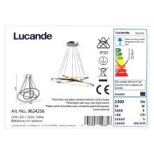 Lucande - LED Prigušivi luster na sajli EZANA LED/53W/230V