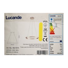Lucande - LED Prigušivi luster na sajli LYANI LED/20,5W/230V