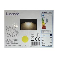 Lucande - LED Vanjska ugradbena svjetiljka MITJA LED/3W/230V IP65