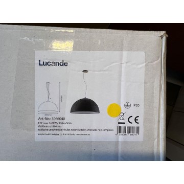 Lucande - Luster na sajli MALEO 1xE27/60W/230V