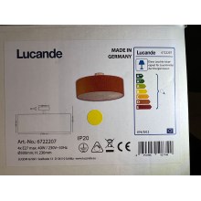 Lucande - Stropna svjetiljka Gala 4xE27/40W/230V