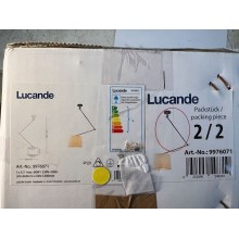 Lucande - Viseći luster JOLLA 1xE27/60W/230V