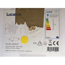 Lucande - Zidna svjetiljka ALEXARU 1xE27/60W/230V