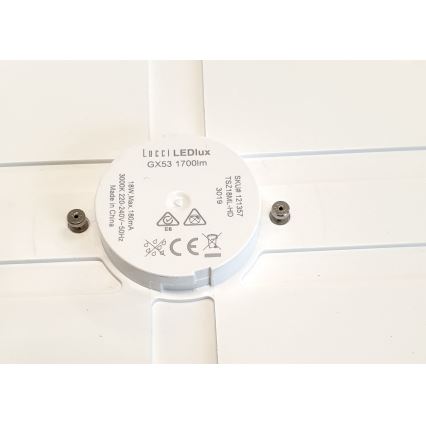 Lucci air 121357 - LED Stropna svjetiljka za ventilator LED/18W/230V