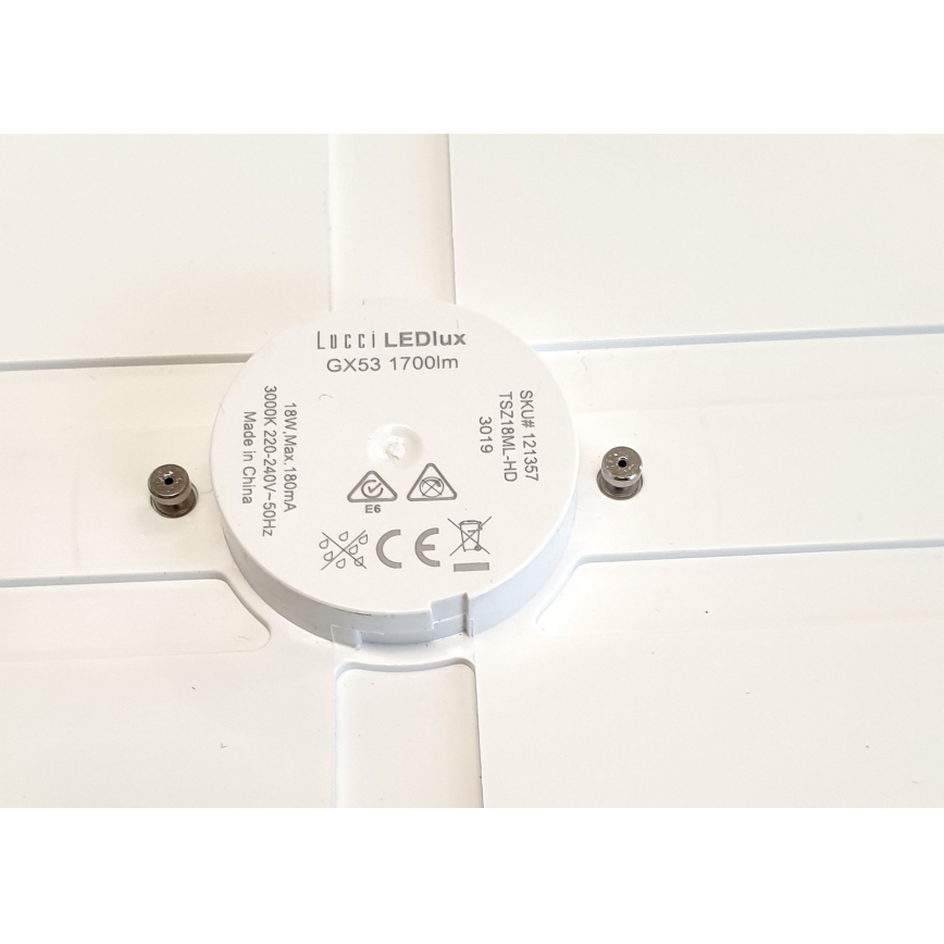 Lucci air 121357 - LED Stropna svjetiljka za ventilator LED/18W/230V