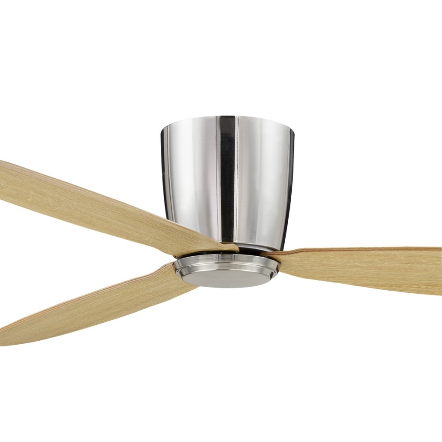 Lucci air 210519 - Stropni ventilator AIRFUSION RADAR sjajni krom/drvo + daljinski upravljač