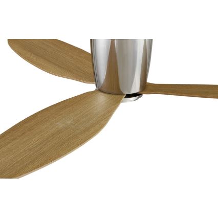 Lucci air 210519 - Stropni ventilator AIRFUSION RADAR sjajni krom/drvo + daljinski upravljač