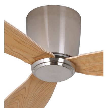 Lucci air 210519 - Stropni ventilator AIRFUSION RADAR sjajni krom/drvo + daljinski upravljač