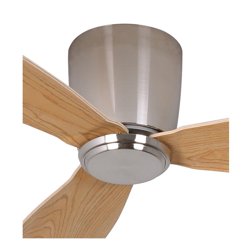 Lucci air 210519 - Stropni ventilator AIRFUSION RADAR sjajni krom/drvo + daljinski upravljač