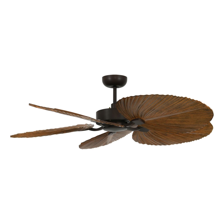 Lucci Air 21065549 - Stropni ventilator BALI pr. 132 cm smeđa + daljinski upravljač