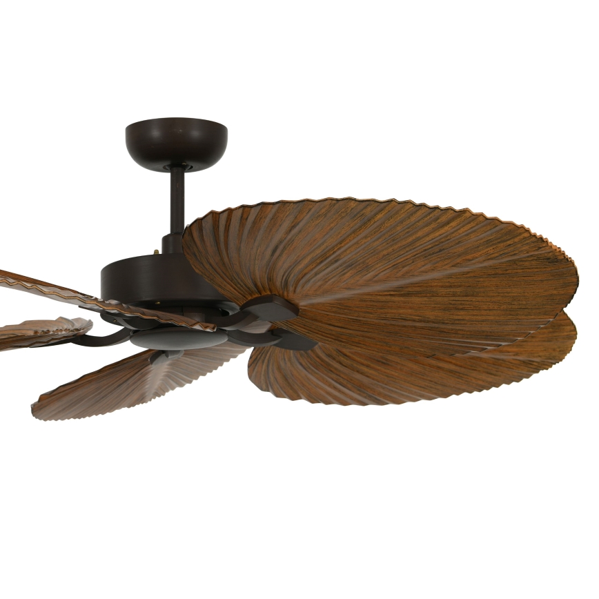 Lucci Air 21065549 - Stropni ventilator BALI pr. 132 cm smeđa + daljinski upravljač