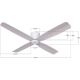 Lucci air 210986 - Stropni ventilator FRASER bijela/drvo + daljinski upravljač