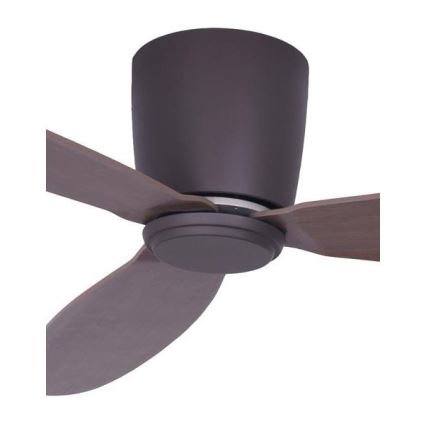 Lucci air 212883 - Stropni ventilator AIRFUSION RADAR drvo/smeđa Ø 132 cm + daljinski upravljač