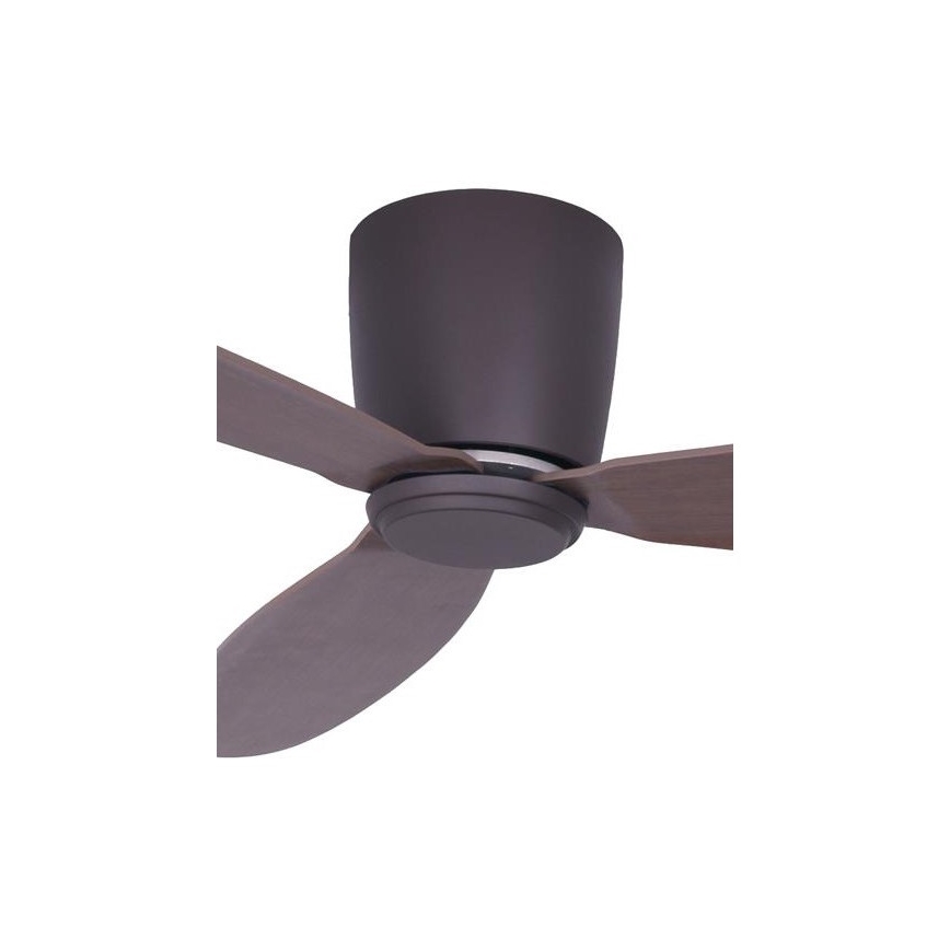 Lucci air 212883 - Stropni ventilator AIRFUSION RADAR drvo/smeđa Ø 132 cm + daljinski upravljač