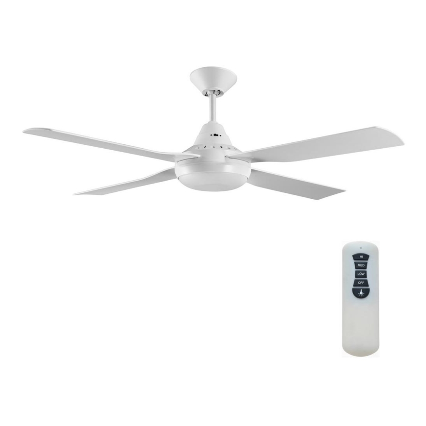 Lucci air 212898 - LED Prigušivi stropni ventilator MOONAH 1xGX53/21W/230V bijela + daljinski upravljač