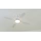 Lucci Air 212994 - LED Stropni ventilator ARIA LED/18W/230V bijela + daljinski upravljač
