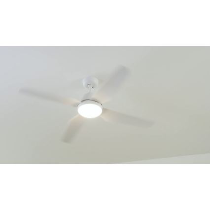 Lucci Air 212994 - LED Stropni ventilator ARIA LED/18W/230V bijela + daljinski upravljač