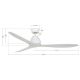 Lucci air 213040 - Stropni ventilator WHITEHAVEN bijela + daljinski upravljač