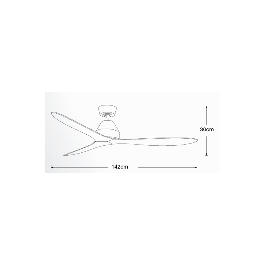 Lucci air 213041 - Stropni ventilator WHITEHAVEN crni + daljinski upravljač