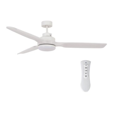 Lucci air 213055 - LED stropni ventilator SHOALHAVEN GX53/17W/230V paulovnija/bijela Ø 142 cm + daljinski upravljač