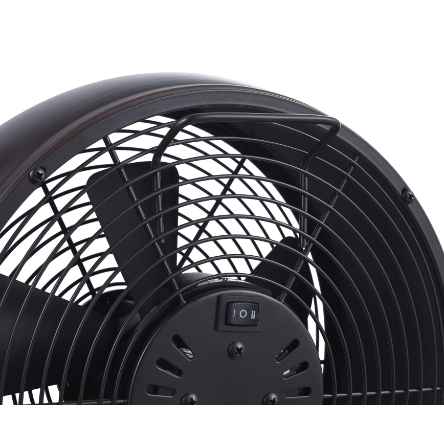 Lucci air 213121 - Stolni ventilator BREEZE, smeđi, promjer 28 cm