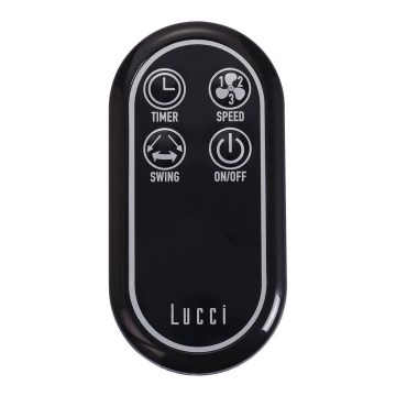 Lucci air 213124 - Daljinski upravljač za ventilatore BREEZE crna