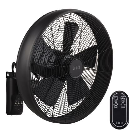 Lucci air 213124 - Daljinski upravljač za ventilatore BREEZE crna