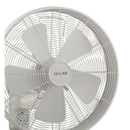 Lucci Air 213128EU - Zidni ventilator BREEZE 55W/230V bijela + daljinski upravljač