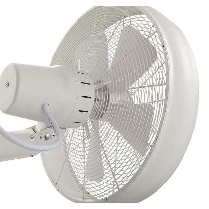 Lucci Air 213128EU - Zidni ventilator BREEZE 55W/230V bijeli, prom. 46 cm + daljinsko upravljanje