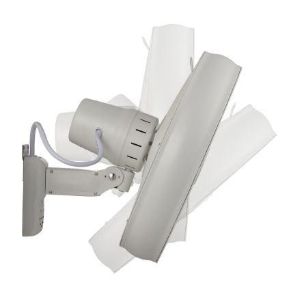 Lucci Air 213128EU - Zidni ventilator BREEZE 55W/230V bijeli, prom. 46 cm + daljinsko upravljanje