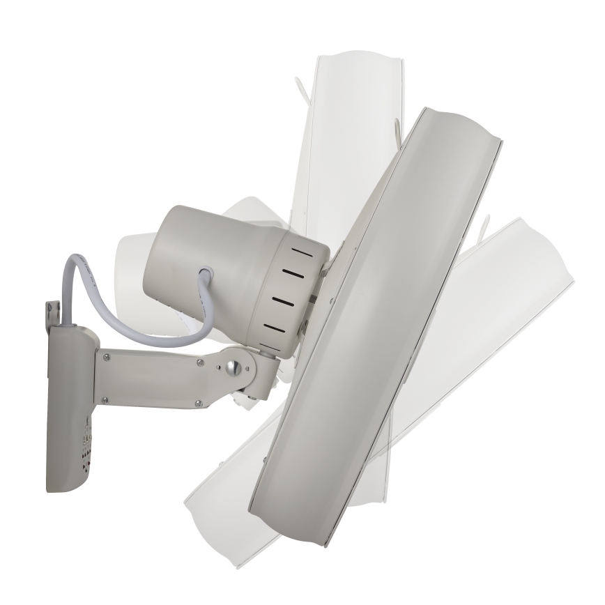 Lucci Air 213128EU - Zidni ventilator BREEZE 55W/230V bijeli, prom. 46 cm + daljinsko upravljanje
