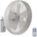 Lucci Air 213128EU - Zidni ventilator BREEZE 55W/230V bijeli, prom. 46 cm + daljinsko upravljanje