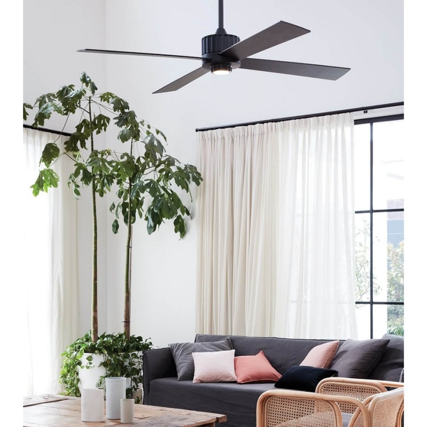 Lucci air 213170 - LED Stropni ventilator NEWPORT wenge/smeđa + daljinski upravljač