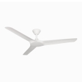 Lucci Air 21321549 - Stropni ventilator ABYSS pr. 142 cm IP66 bijela + daljinski upravljač