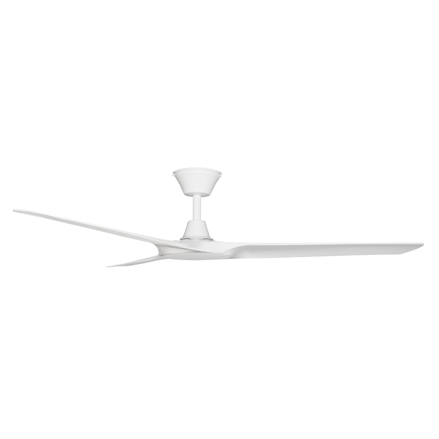 Lucci Air 21321549 - Stropni ventilator ABYSS pr. 142 cm IP66 bijela + daljinski upravljač