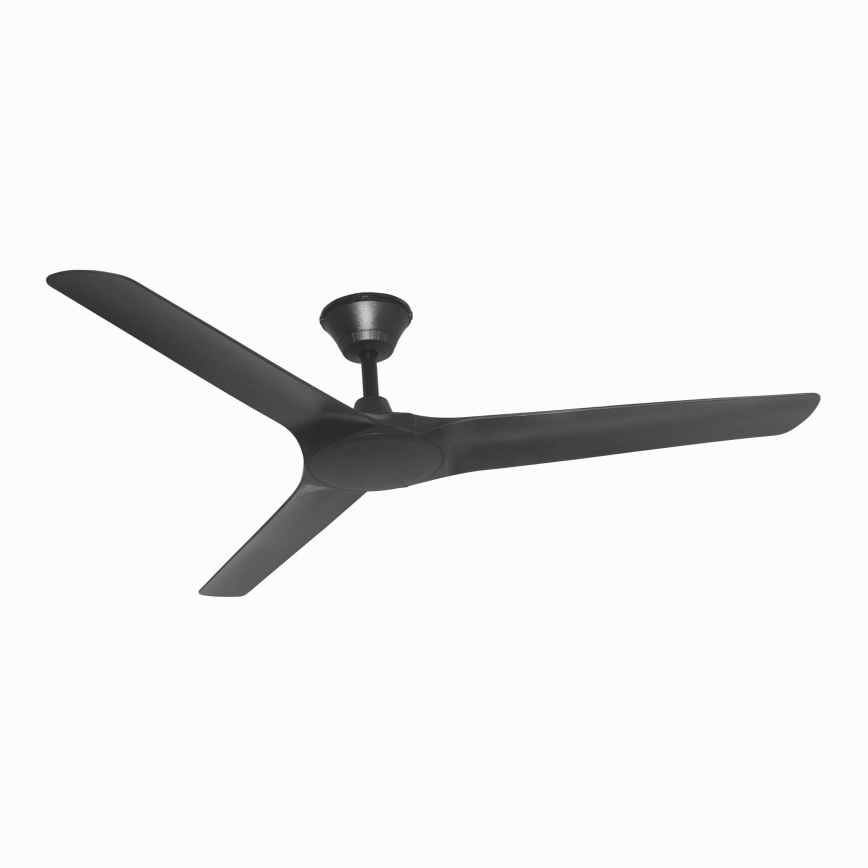 Lucci Air 21321649 - Stropni ventilator ABYSS pr. 142 cm IP66 crna + daljinski upravljač