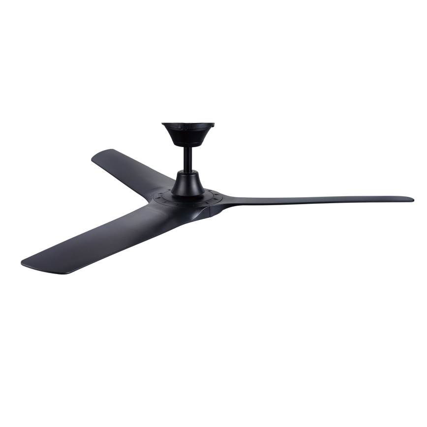 Lucci Air 21321649 - Stropni ventilator ABYSS pr. 142 cm IP66 crna + daljinski upravljač