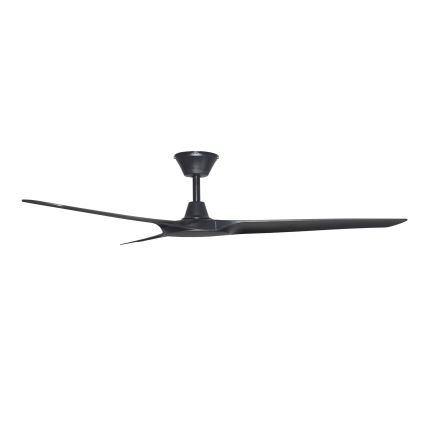 Lucci Air 21321649 - Stropni ventilator ABYSS pr. 142 cm IP66 crna + daljinski upravljač