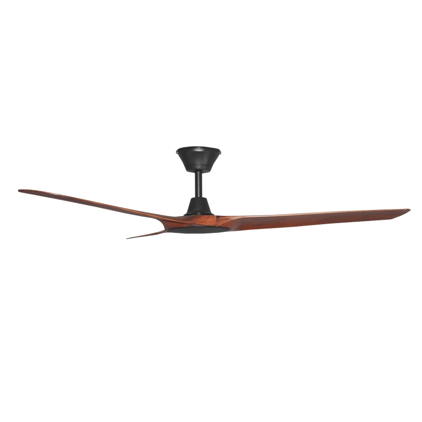 Lucci Air 21321749 - Stropni ventilator ABYSS pr. 142 cm IP66 smeđa + daljinski upravljač