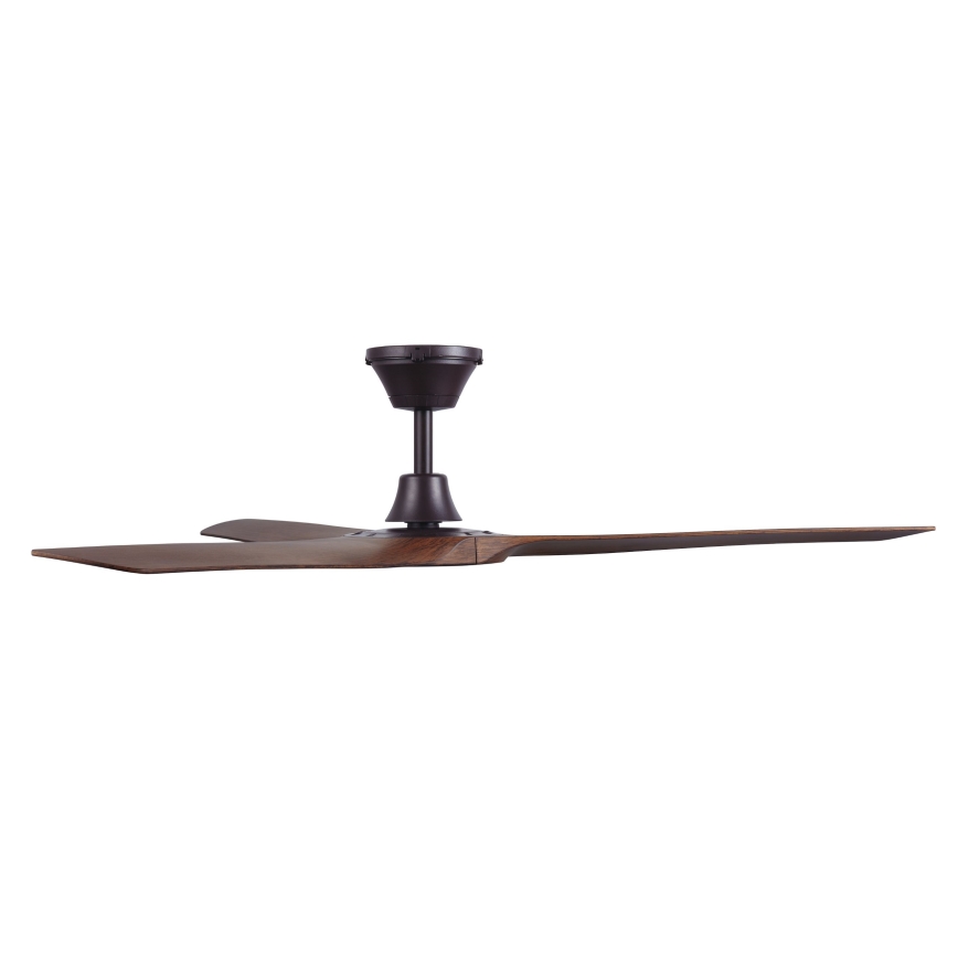 Lucci Air 21321749 - Stropni ventilator ABYSS pr. 142 cm IP66 smeđa + daljinski upravljač