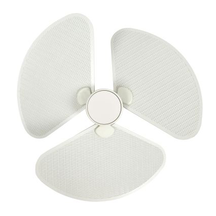 Lucci Air 21325449 - LED stropni ventilator SABLE s mogućnošću prigušivanja 1xGX53/12W/230V 3000/4000/5000K promjer 91,5 cm krem + daljinski upravljač