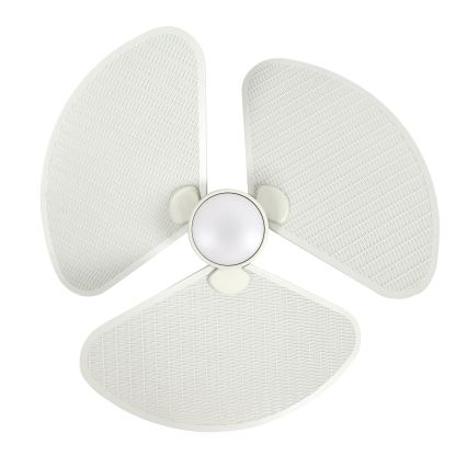 Lucci Air 21325449 - LED stropni ventilator SABLE s mogućnošću prigušivanja 1xGX53/12W/230V 3000/4000/5000K promjer 91,5 cm krem + daljinski upravljač