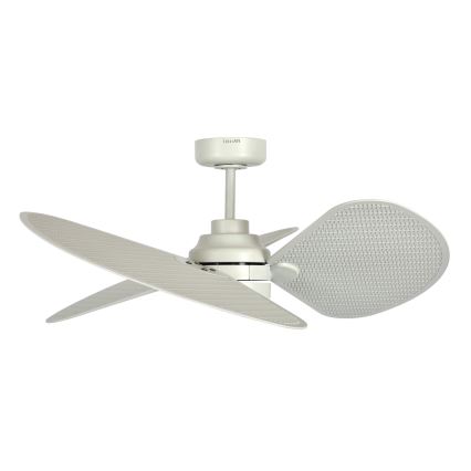 Lucci Air 21325449 - LED stropni ventilator SABLE s mogućnošću prigušivanja 1xGX53/12W/230V 3000/4000/5000K promjer 91,5 cm krem + daljinski upravljač