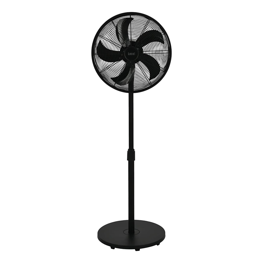 Lucci Air 21326549 - Podni ventilator GLIDE 36W/230V, promjer 45 cm, crne boje
