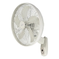 Lucci Air 21326649 - Zidni ventilator GLIDE 36W/230V Ø 45 cm bijeli + daljinski upravljač