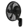 Lucci Air 21326749 - Zidni ventilator GLIDE 36W/230V promjer 45 cm crna + daljinski upravljač