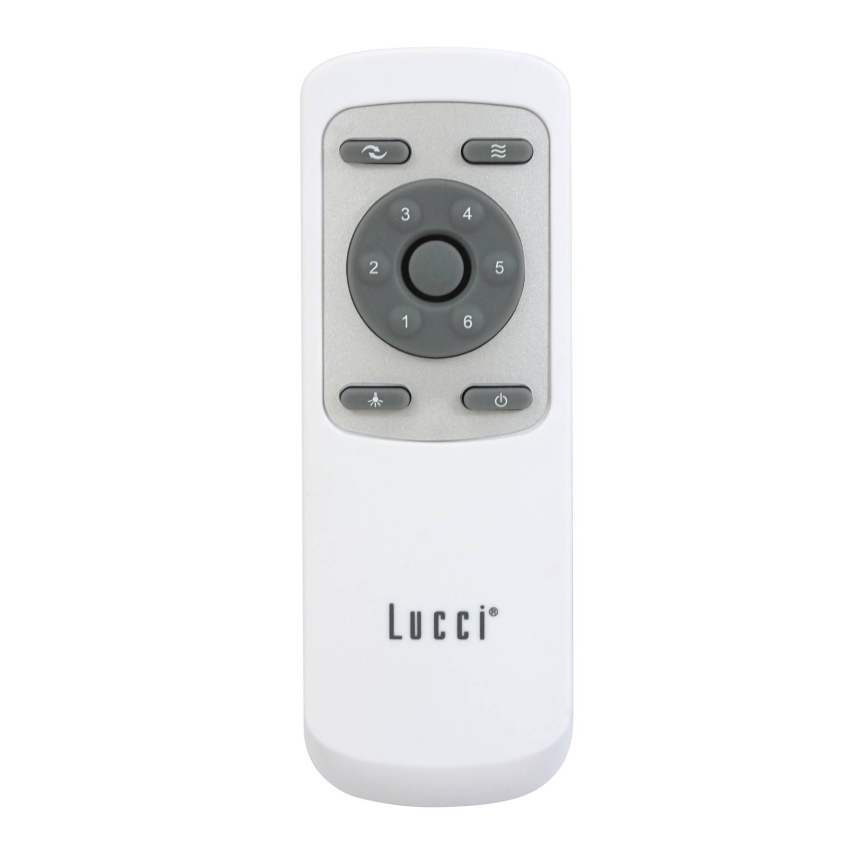 Lucci air 213300 - LED Prigušivi stropni ventilator UNIONE 1xGX53/12W/230V smeđa + daljinski upravljač