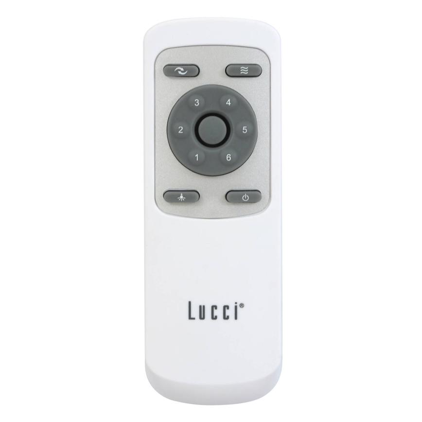 Lucci air 213302 - LED Prigušivi stropni ventilator SLIPSTREAM 1xGX53/12W/230V bijela + daljinski upravljač