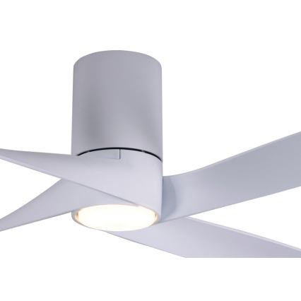 Lucci air 213350 - LED Prigušivi stropni ventilator RIVIERA 1xGX53/12W/230V bijela + daljinski upravljač