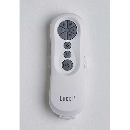 Lucci air 213353 - LED Prigušivi stropni ventilator NAUTICA 1xGX53/12W/230V bijela + daljinski upravljač